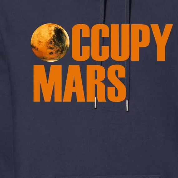 Occupy Mars Space Premium Hoodie