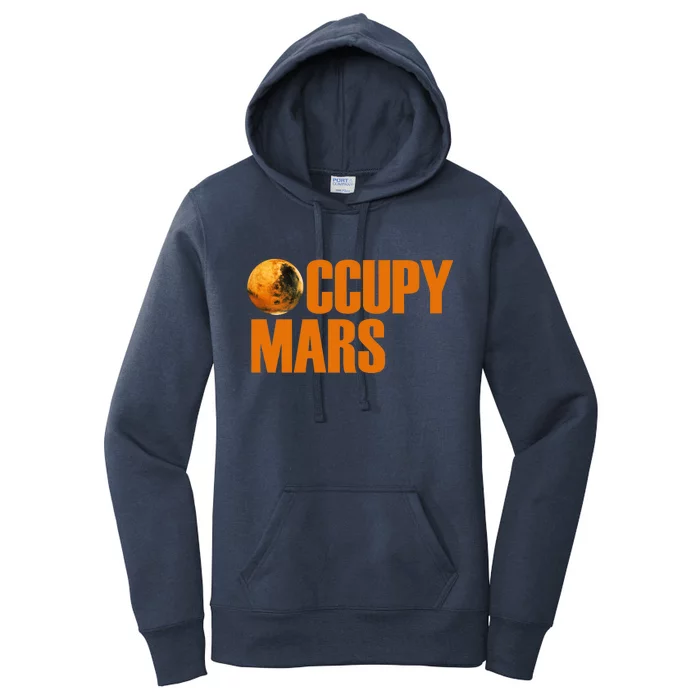 Occupy Mars Space Women's Pullover Hoodie