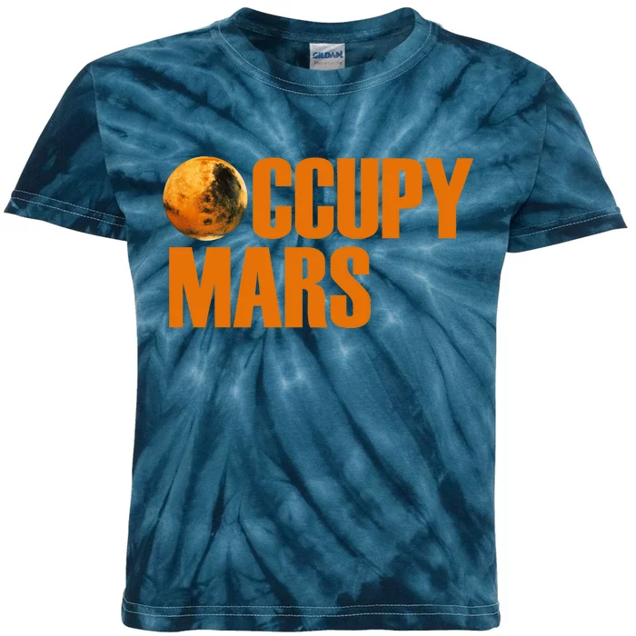 Occupy Mars Space Kids Tie-Dye T-Shirt