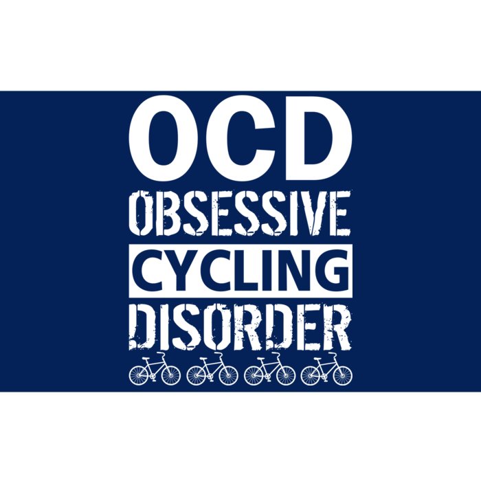 OCD Obsessive Cycling Disorder Bumper Sticker