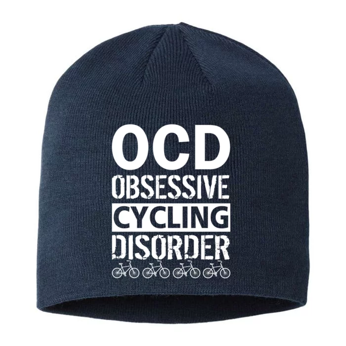 OCD Obsessive Cycling Disorder 8 1/2in Sustainable Knit Beanie