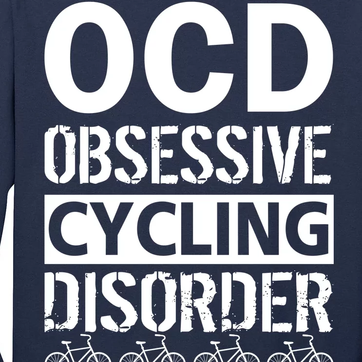 OCD Obsessive Cycling Disorder Tall Long Sleeve T-Shirt