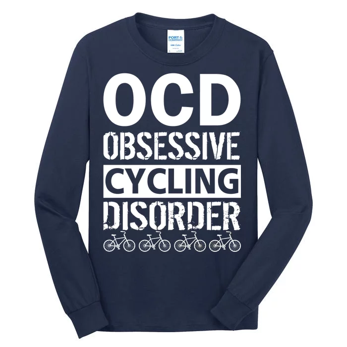 OCD Obsessive Cycling Disorder Tall Long Sleeve T-Shirt