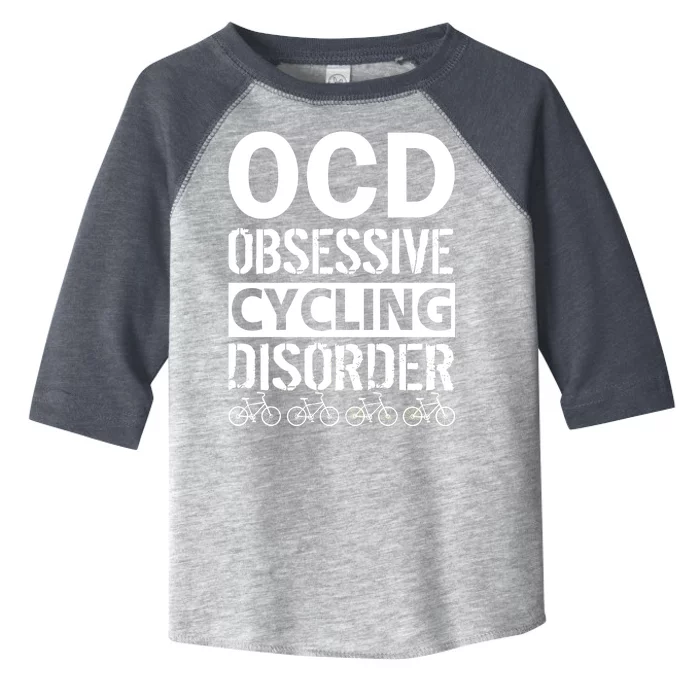 OCD Obsessive Cycling Disorder Toddler Fine Jersey T-Shirt