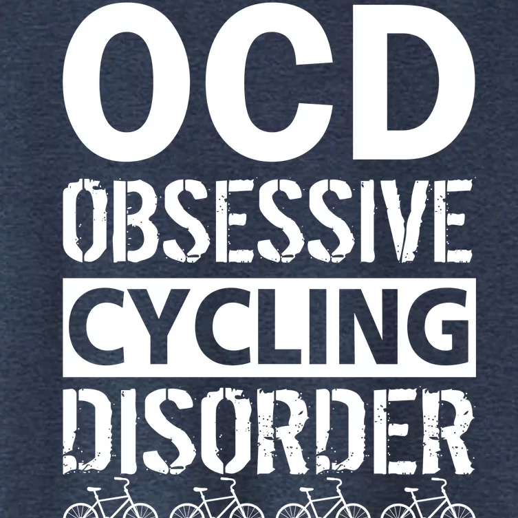 OCD Obsessive Cycling Disorder Women's Crop Top Tee