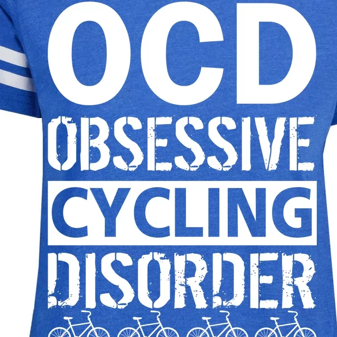 OCD Obsessive Cycling Disorder Enza Ladies Jersey Football T-Shirt