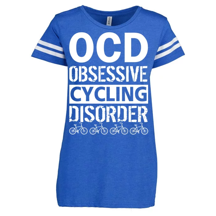 OCD Obsessive Cycling Disorder Enza Ladies Jersey Football T-Shirt