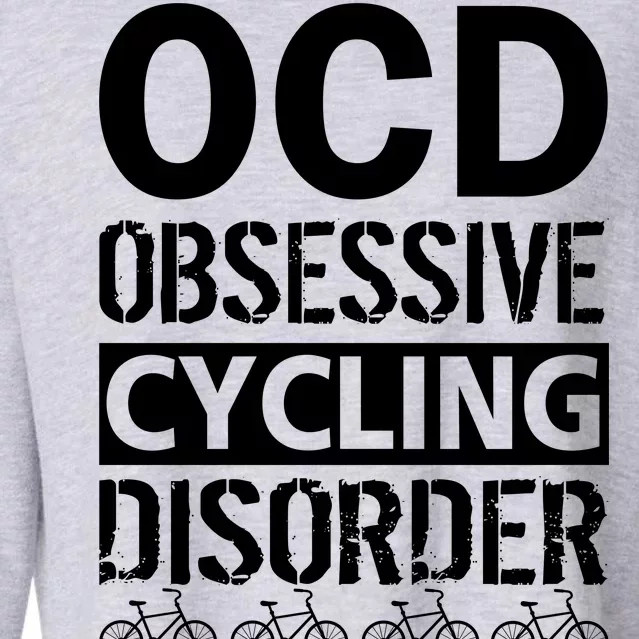 OCD Obsessive Cycling Disorder Cropped Pullover Crew