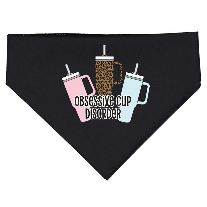 Obsessive Cup Disorder USA-Made Doggie Bandana