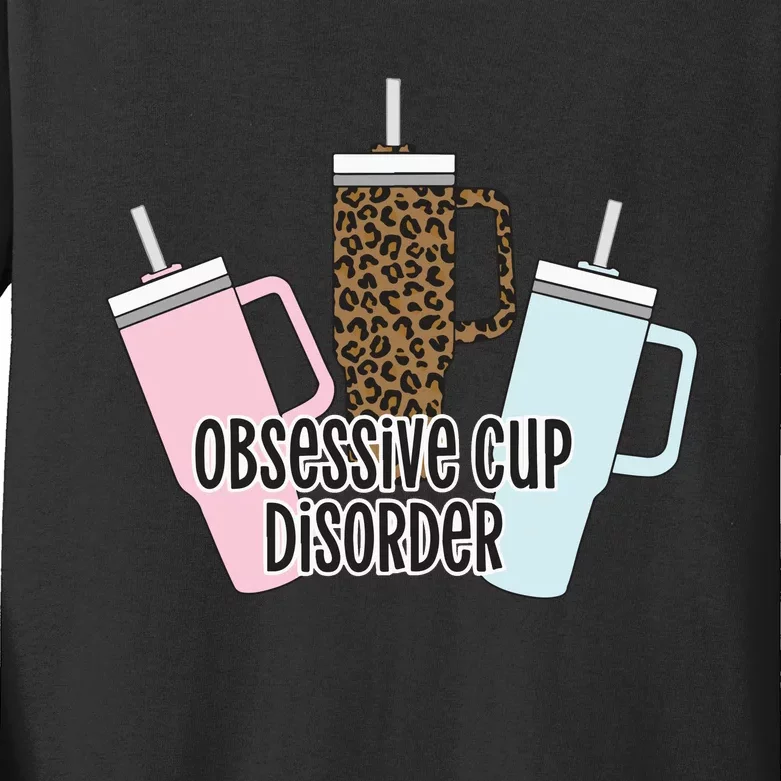 Obsessive Cup Disorder Kids Long Sleeve Shirt