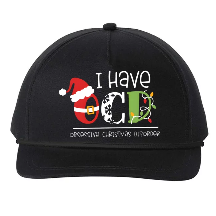 Obsessive Cup Disorder Christmas Ocd Snapback Five-Panel Rope Hat