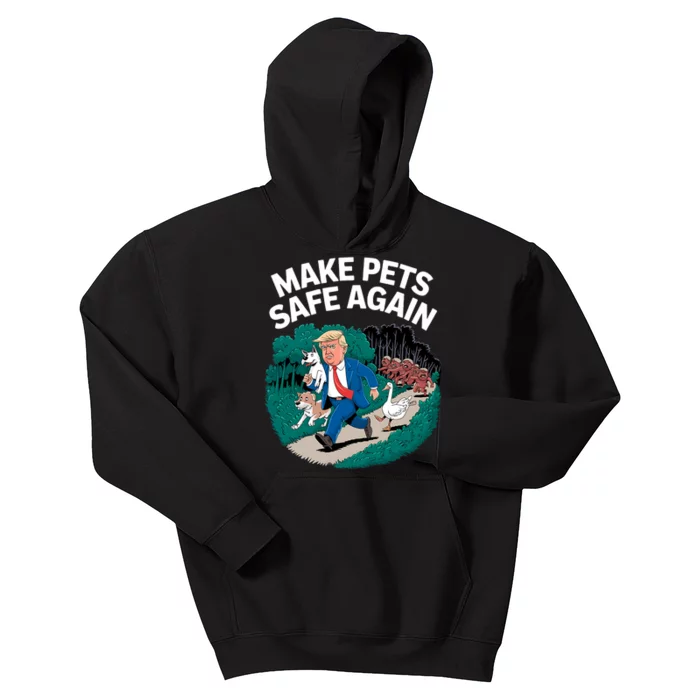 Ohio Cats Dogs Goose 2024 Debate Make Pets Safe Again Kids Hoodie