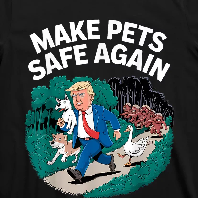 Ohio Cats Dogs Goose 2024 Debate Make Pets Safe Again T-Shirt