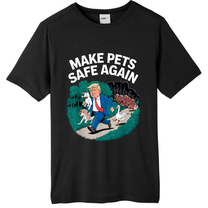 Ohio Cats Dogs Goose 2024 Debate Make Pets Safe Again ChromaSoft Performance T-Shirt