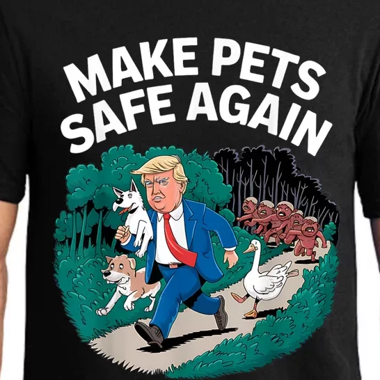 Ohio Cats Dogs Goose 2024 Debate Make Pets Safe Again Pajama Set