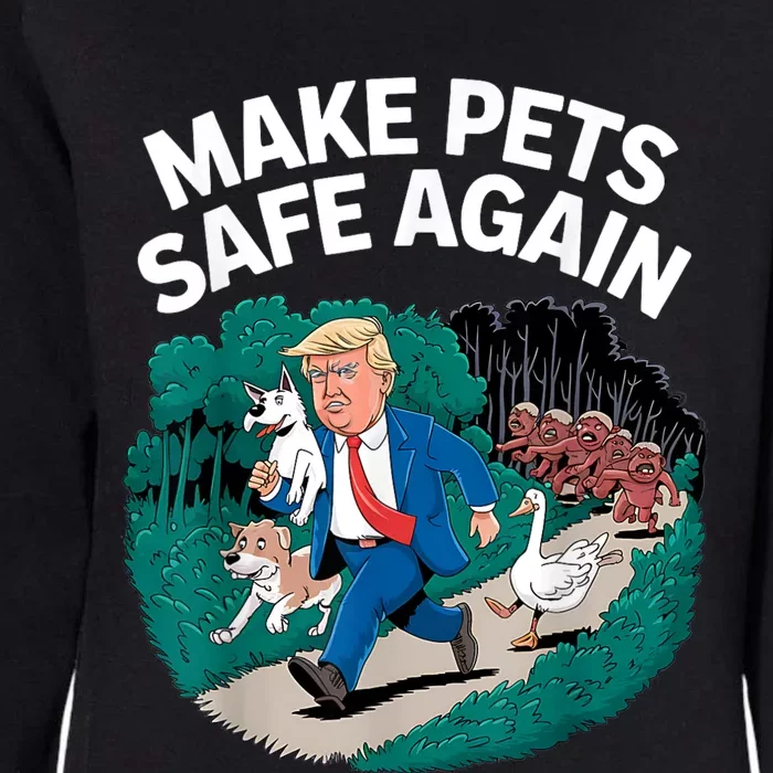 Ohio Cats Dogs Goose 2024 Debate Make Pets Safe Again Womens California Wash Sweatshirt