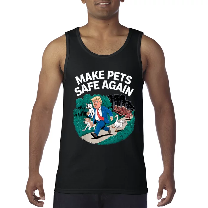 Ohio Cats Dogs Goose 2024 Debate Make Pets Safe Again Tank Top