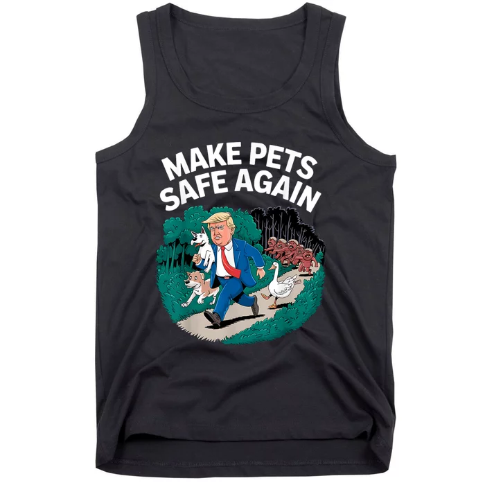 Ohio Cats Dogs Goose 2024 Debate Make Pets Safe Again Tank Top