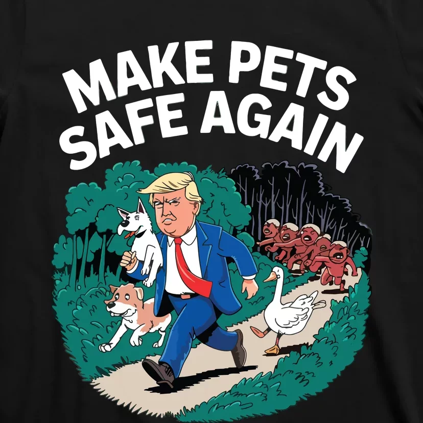 Ohio Cats Dogs Goose 2024 Debate Make Pets Safe Again T-Shirt