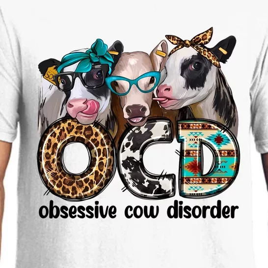 Obsessive Cow Disorder Cute Animal Funny Cow Friends Farmer Pajama Set