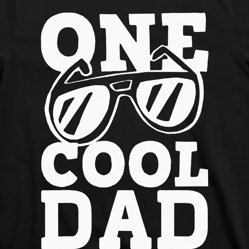 One Cool Dude 1st Birthday One Cool Dad Family Matching T-Shirt