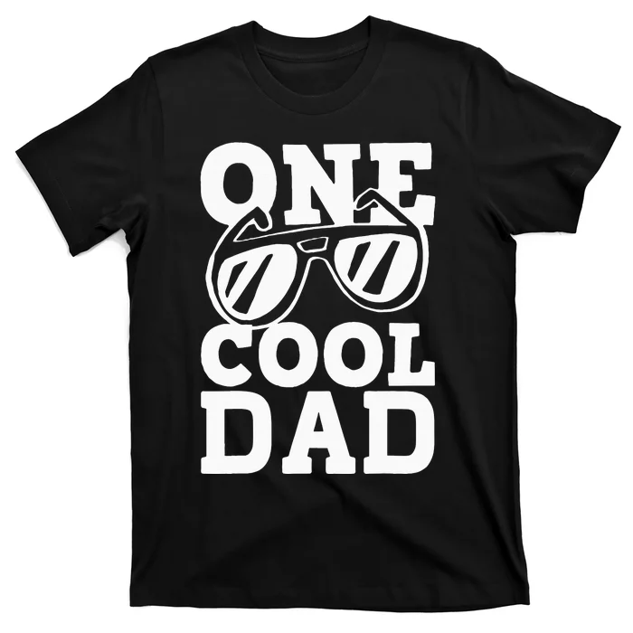 One Cool Dude 1st Birthday One Cool Dad Family Matching T-Shirt