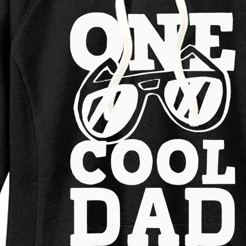 One Cool Dude 1st Birthday One Cool Dad Family Matching Women's Fleece Hoodie