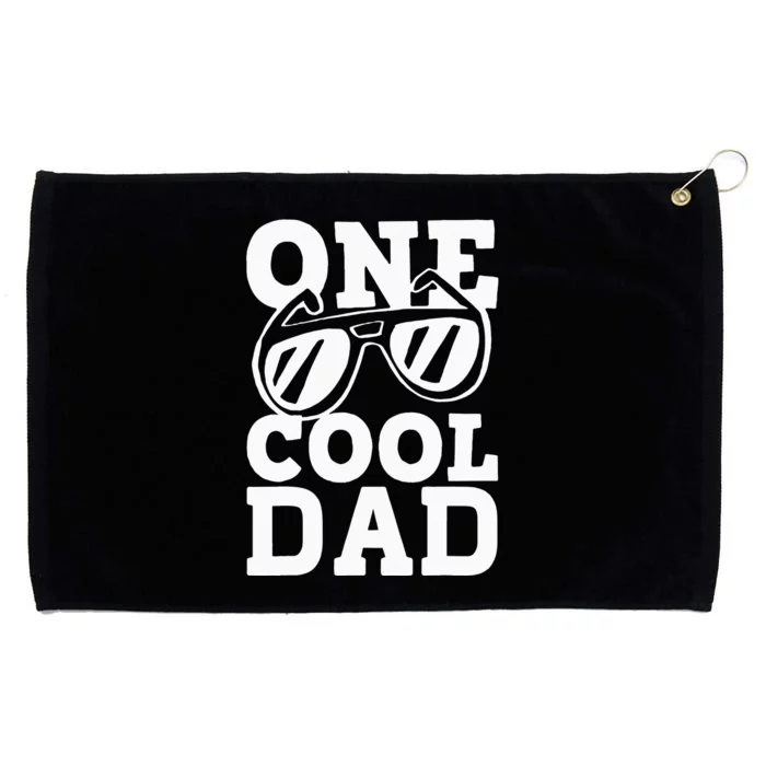 One Cool Dude 1st Birthday One Cool Dad Family Matching Grommeted Golf Towel