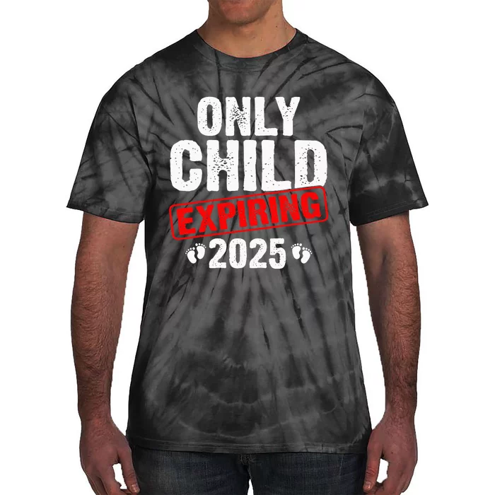 Only Child Expiring 2025 Big Brother Promoted To Big Bro Tie-Dye T-Shirt