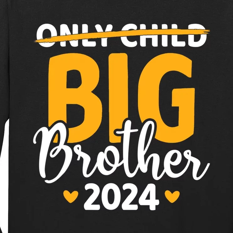 Only Child Expires Big Brother 2024 Pregnancy Announcement Tall Long Sleeve T-Shirt