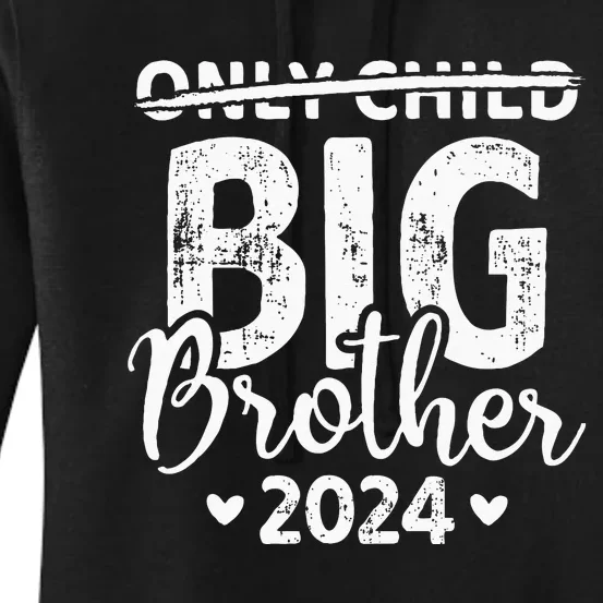 Only Child Expiring 24 For New Big Brother Or Sister Women's Pullover Hoodie