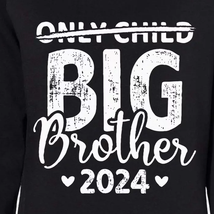 Only Child Expiring 24 For New Big Brother Or Sister Womens California Wash Sweatshirt