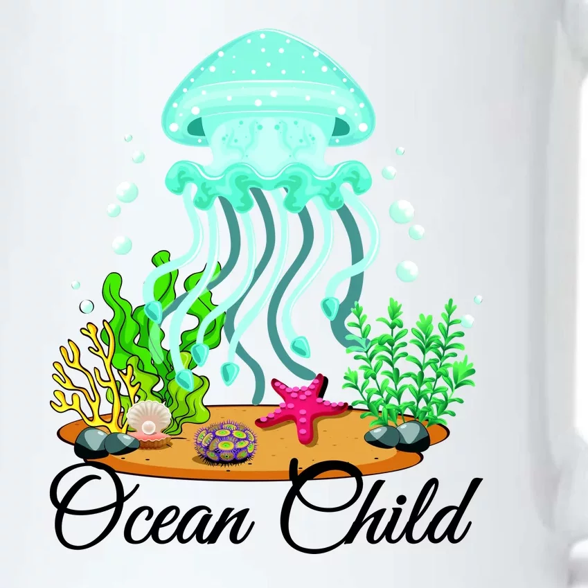 Ocean Child Black Color Changing Mug