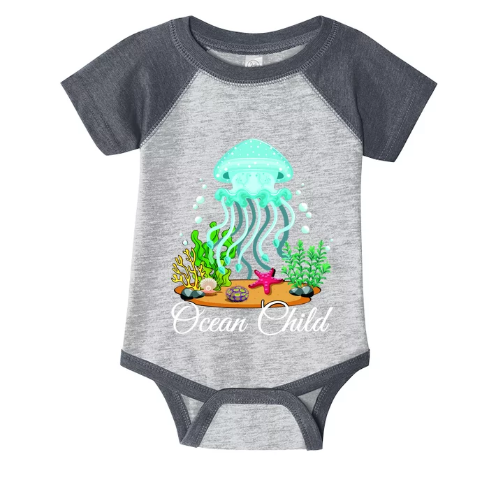 Ocean Child Infant Baby Jersey Bodysuit