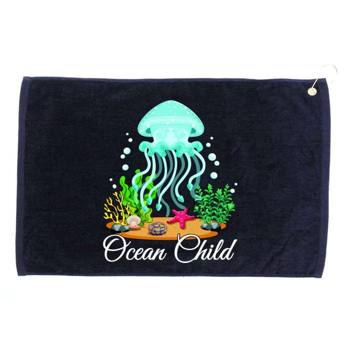 Ocean Child Grommeted Golf Towel