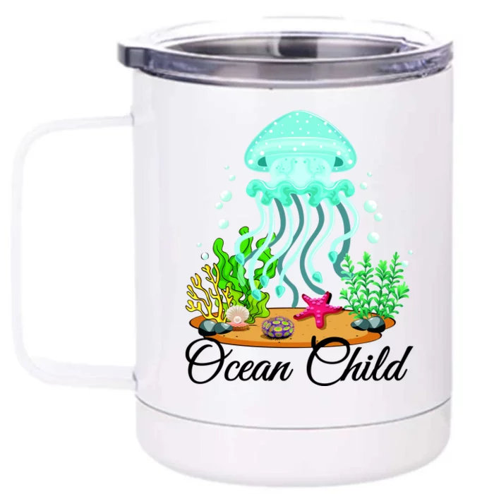 Ocean Child Front & Back 12oz Stainless Steel Tumbler Cup