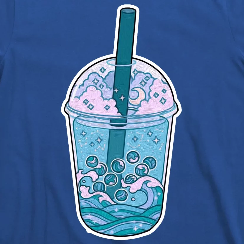 Ocean Waves Boba Tea T-Shirt