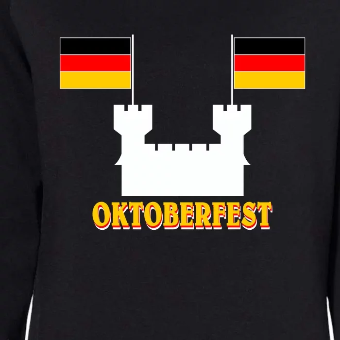 Oktoberfest Castle Flag Womens California Wash Sweatshirt