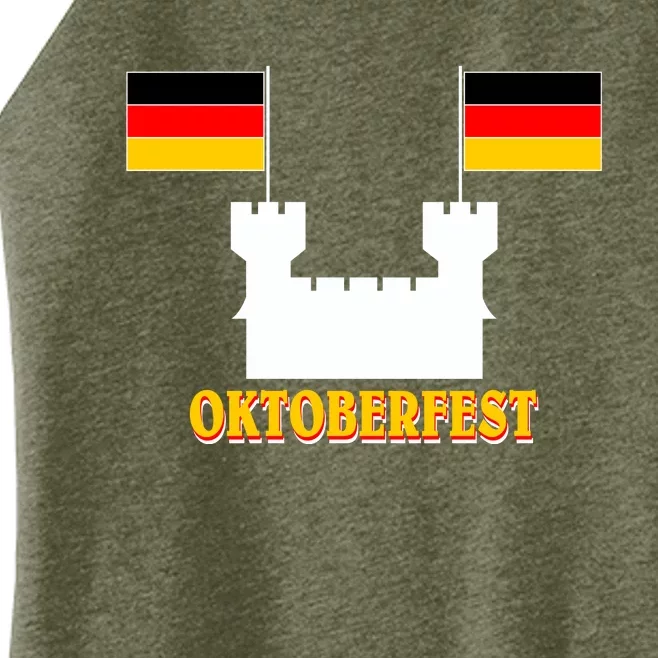 Oktoberfest Castle Flag Women’s Perfect Tri Rocker Tank