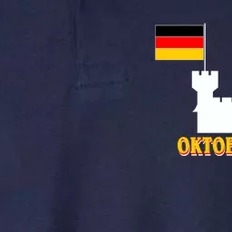 Oktoberfest Castle Flag Softstyle Adult Sport Polo