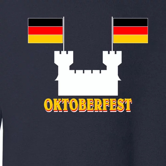 Oktoberfest Castle Flag Toddler Sweatshirt