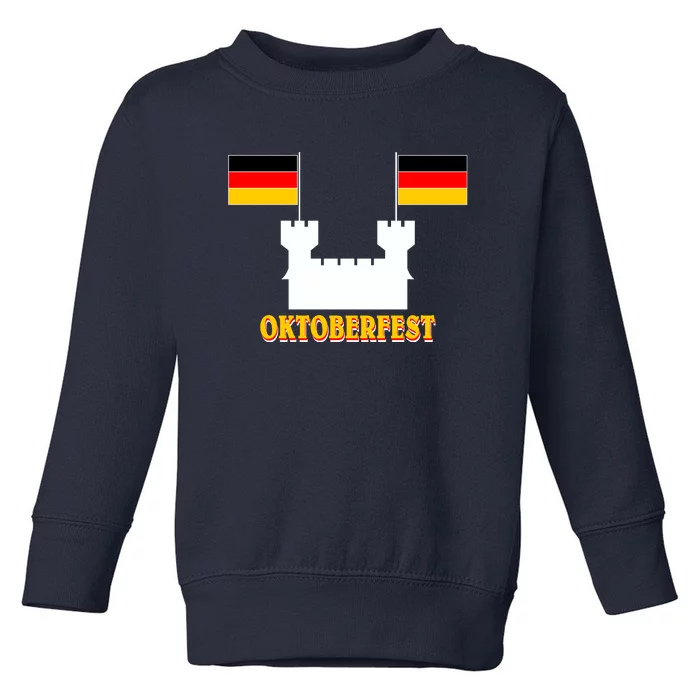 Oktoberfest Castle Flag Toddler Sweatshirt