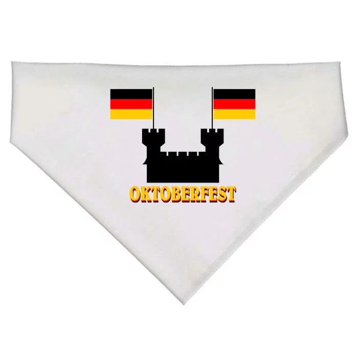 Oktoberfest Castle Flag USA-Made Doggie Bandana