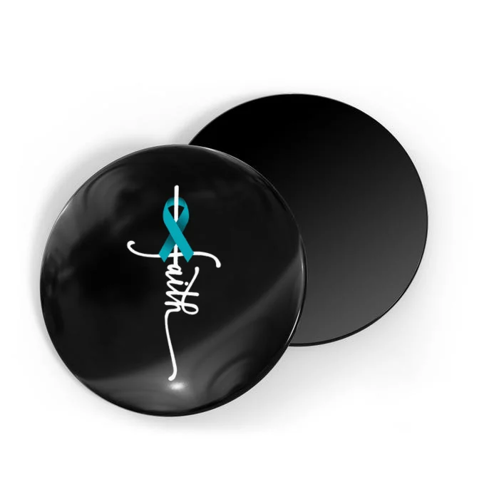 Ovarian Cancer Faith Ovarian Cancer Awareness Support Magnet