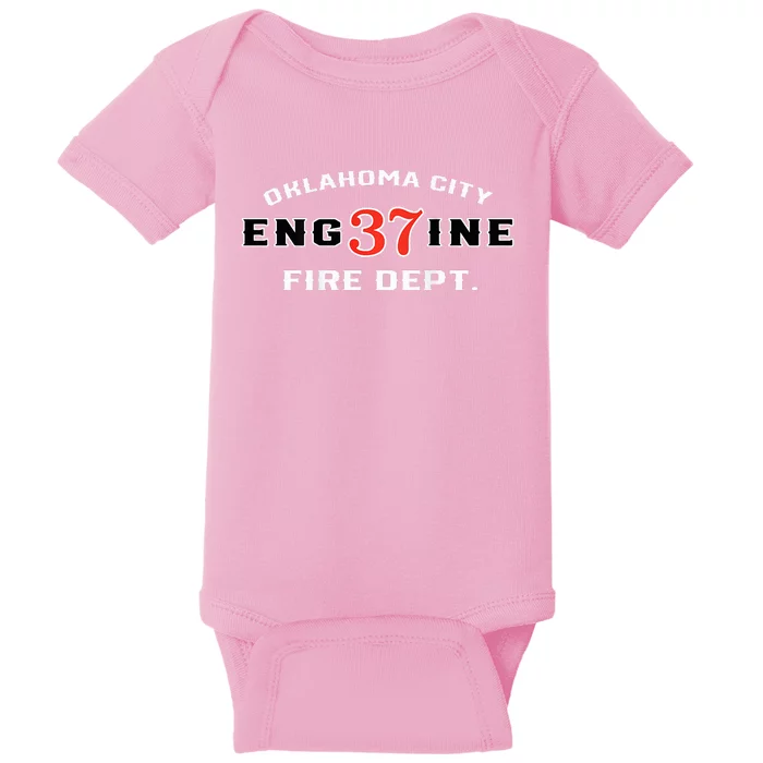 Oklahoma City Fire Dept Engine 37 Baby Bodysuit