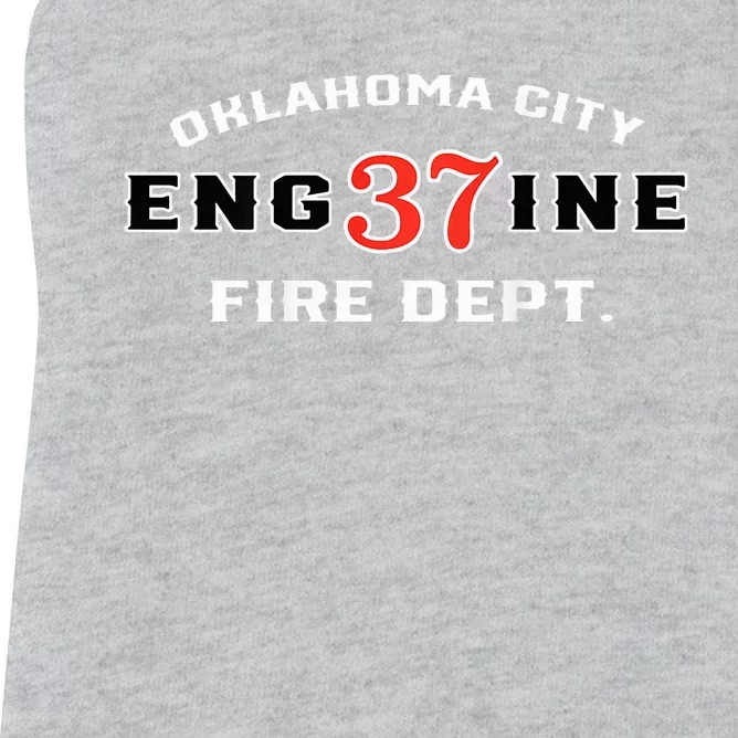 Oklahoma City Fire Dept Engine 37 Women's Racerback Tank