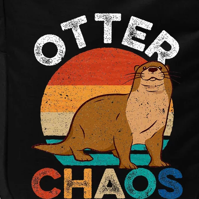 Otter Chaos For Wo Cute Otter Lover Impact Tech Backpack