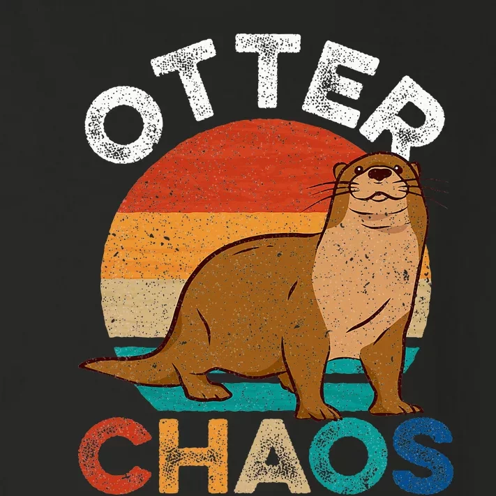 Otter Chaos For Wo Cute Otter Lover Toddler Long Sleeve Shirt