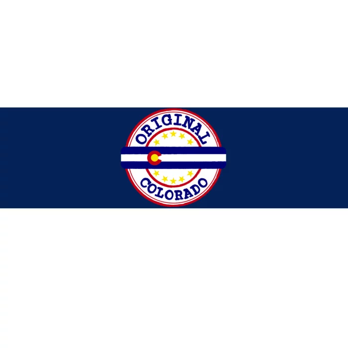 Original Colorado Flag Logo Bumper Sticker