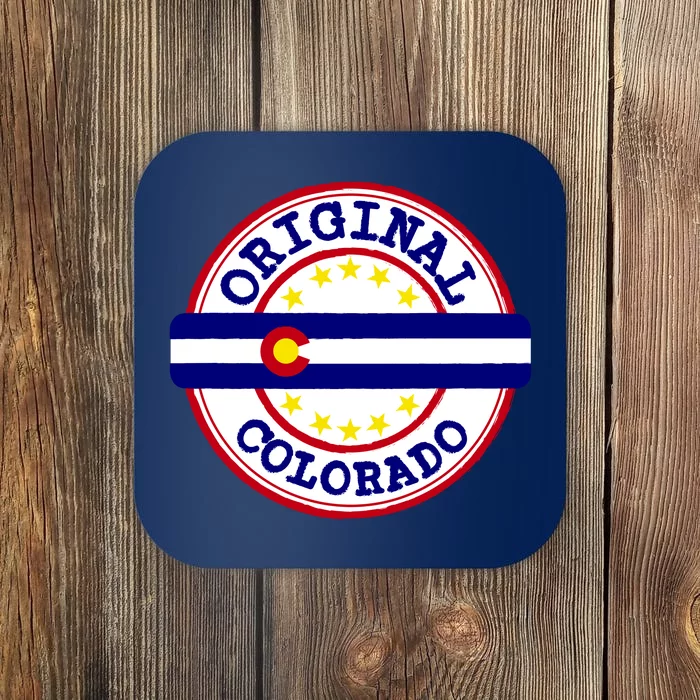 Original Colorado Flag Logo Coaster